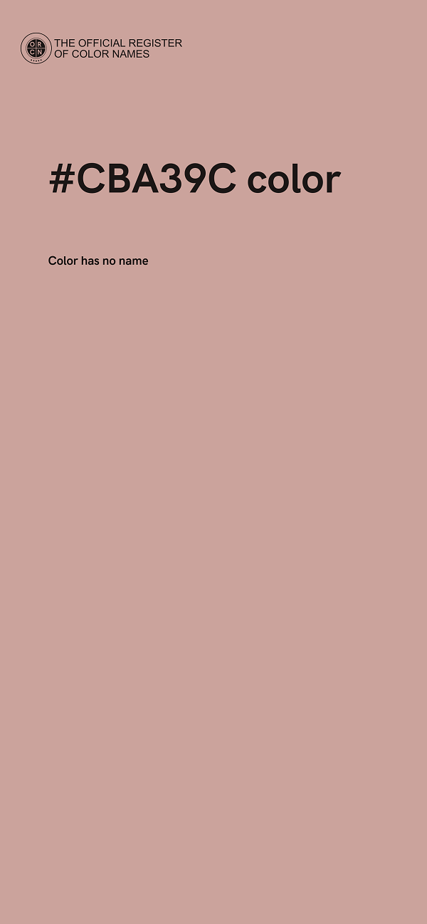 #CBA39C color image