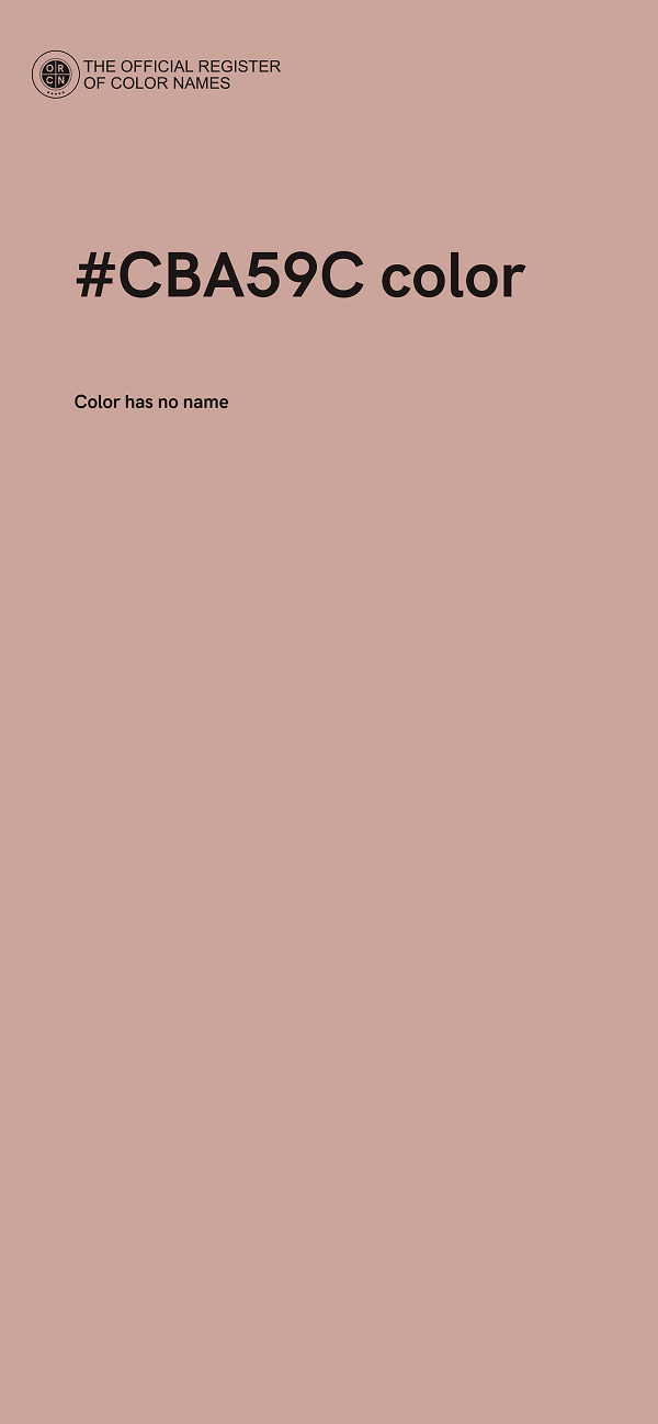 #CBA59C color image