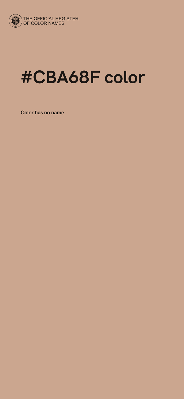 #CBA68F color image