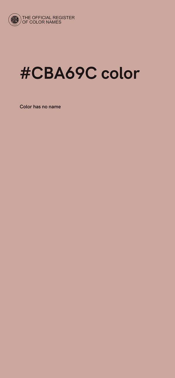 #CBA69C color image