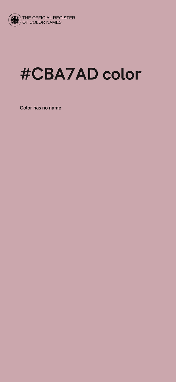 #CBA7AD color image
