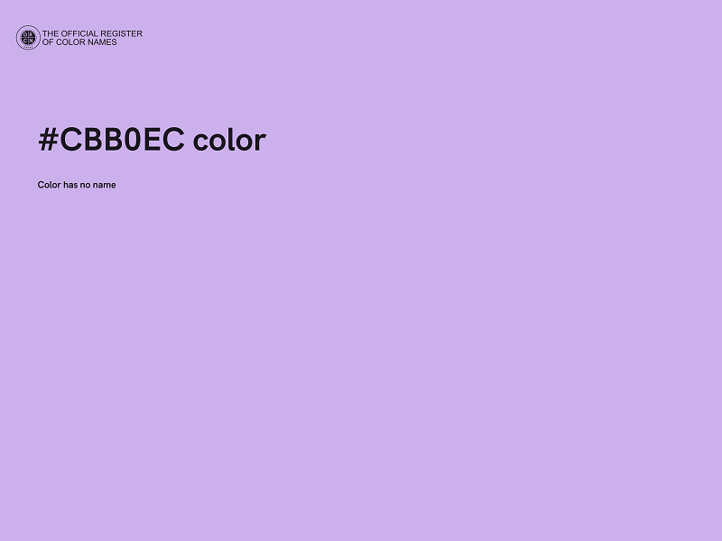#CBB0EC color image
