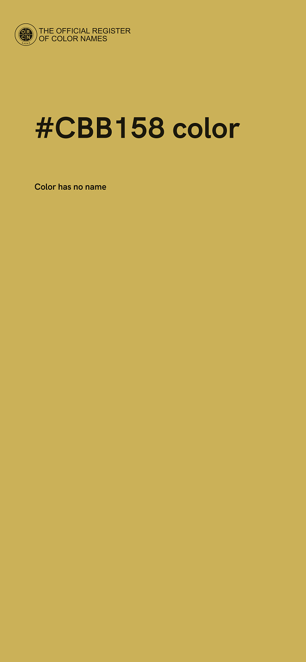 #CBB158 color image