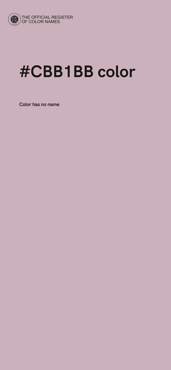 #CBB1BB color image