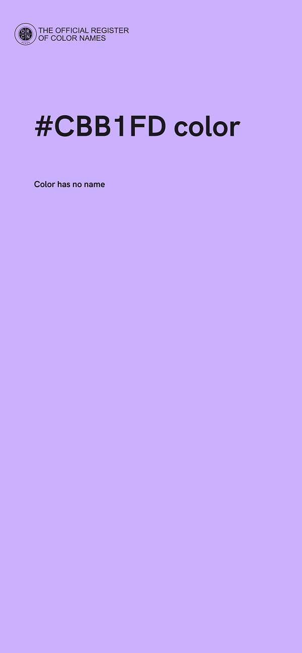 #CBB1FD color image