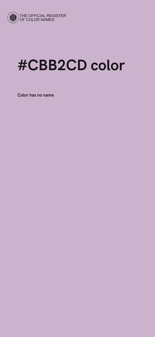 #CBB2CD color image