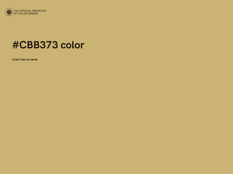 #CBB373 color image