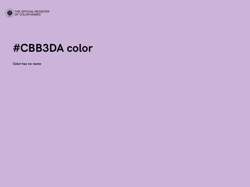 #CBB3DA color image