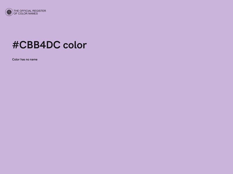 #CBB4DC color image