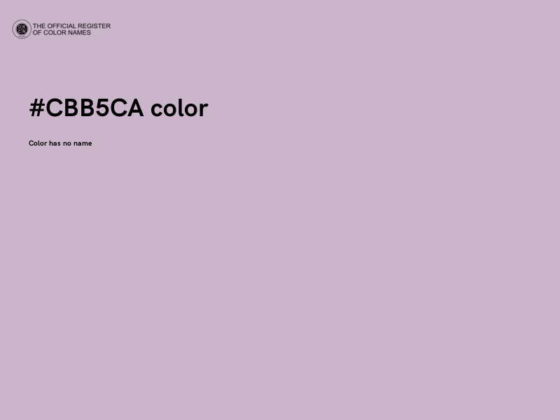 #CBB5CA color image