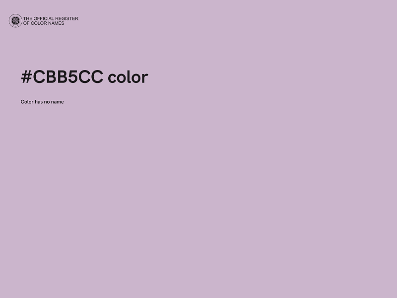 #CBB5CC color image