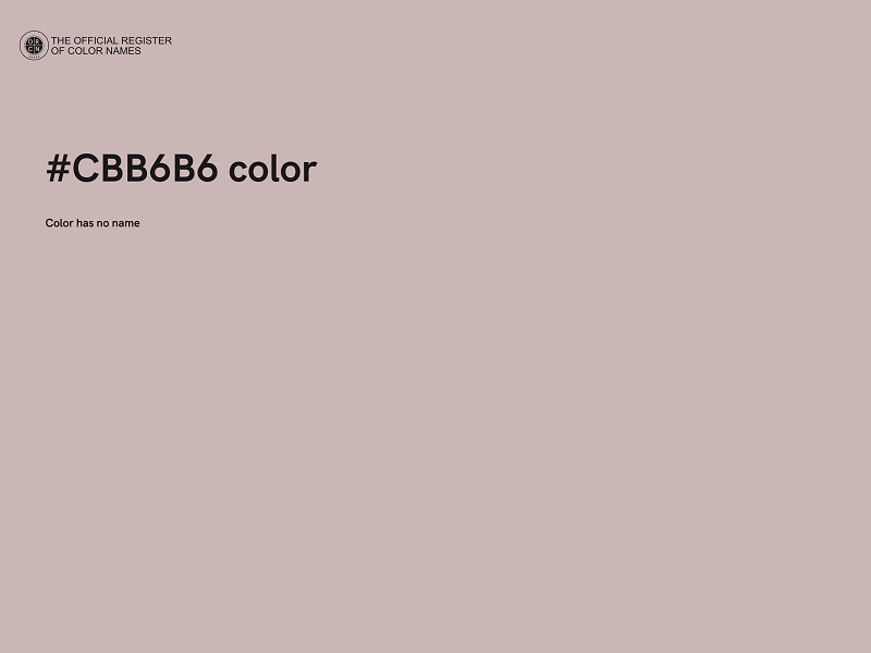 #CBB6B6 color image
