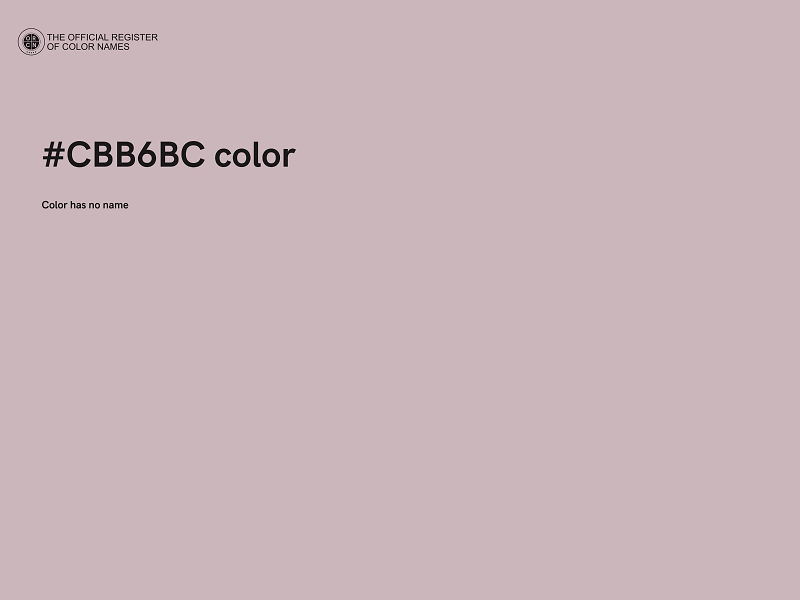 #CBB6BC color image