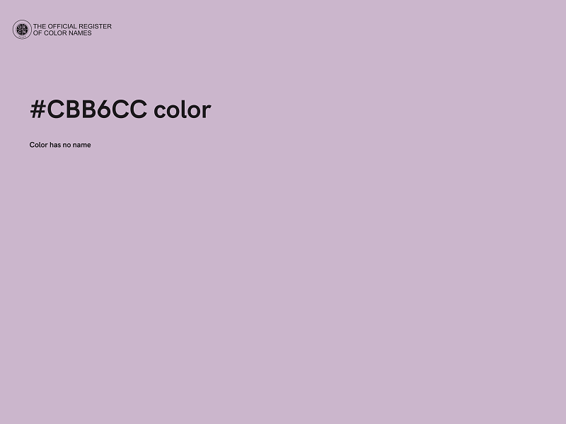 #CBB6CC color image