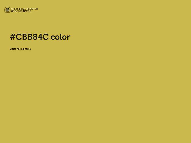 #CBB84C color image