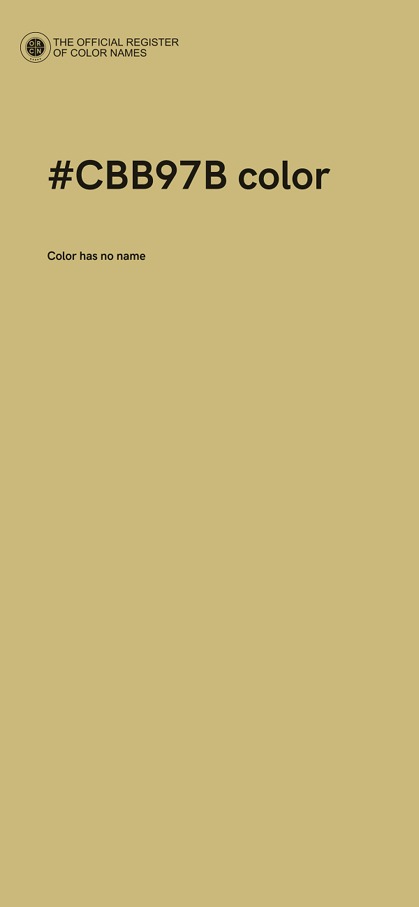 #CBB97B color image
