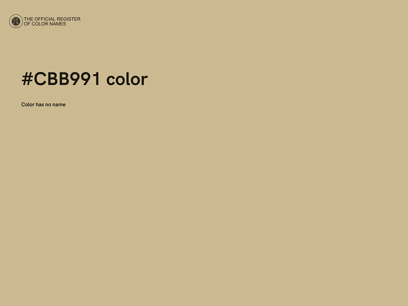 #CBB991 color image