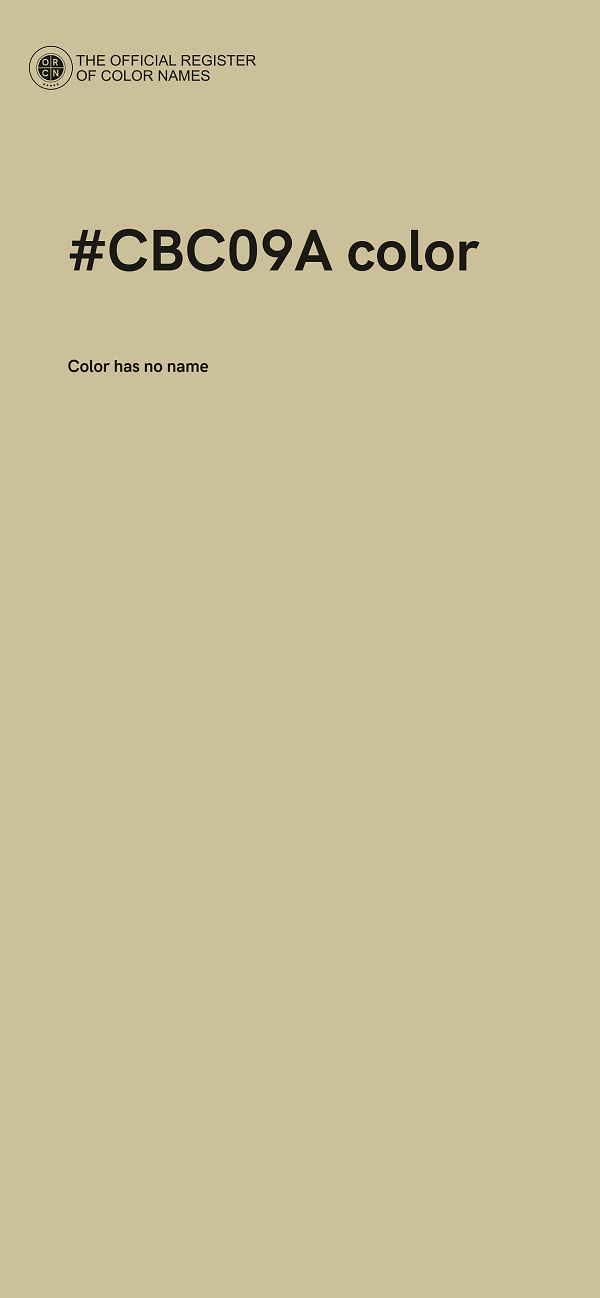 #CBC09A color image