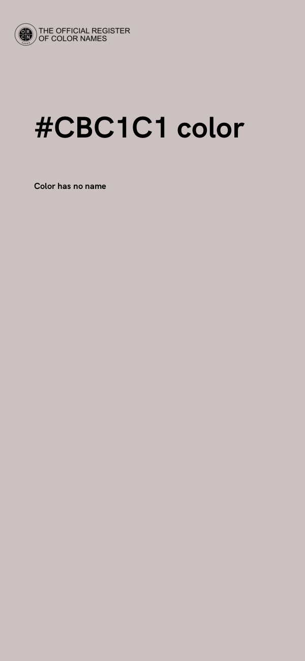 #CBC1C1 color image