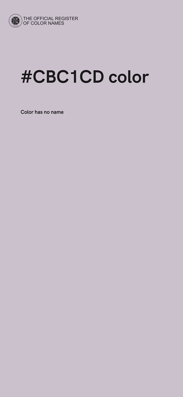 #CBC1CD color image