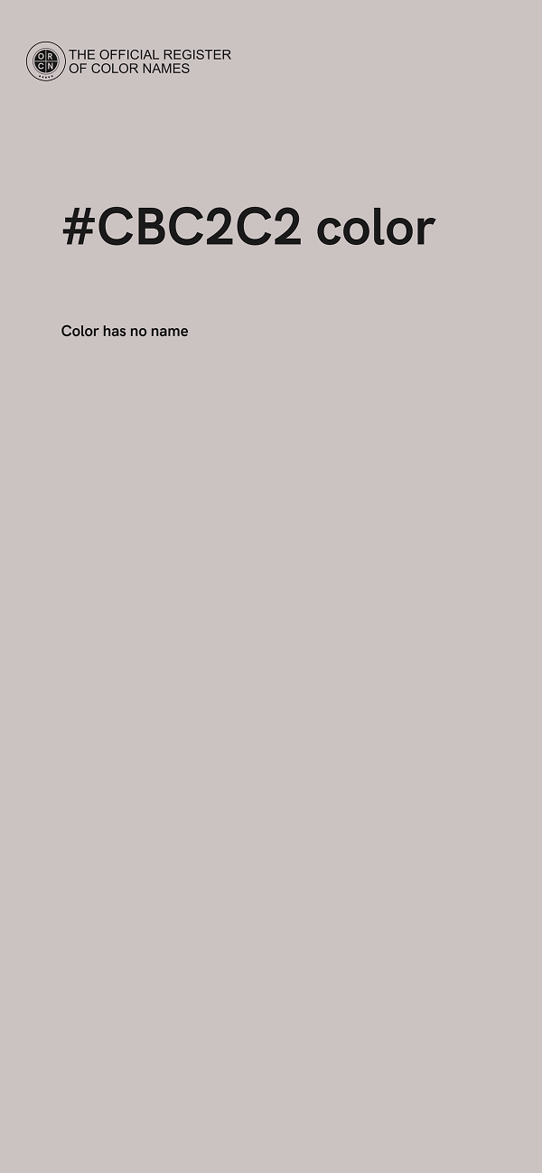 #CBC2C2 color image