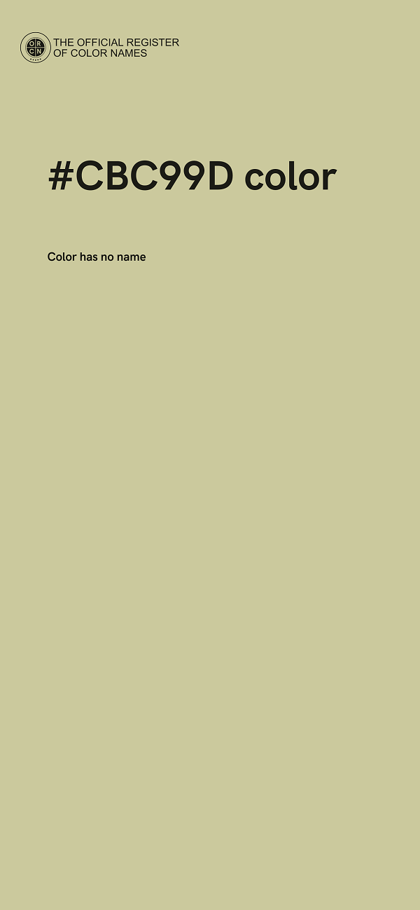 #CBC99D color image