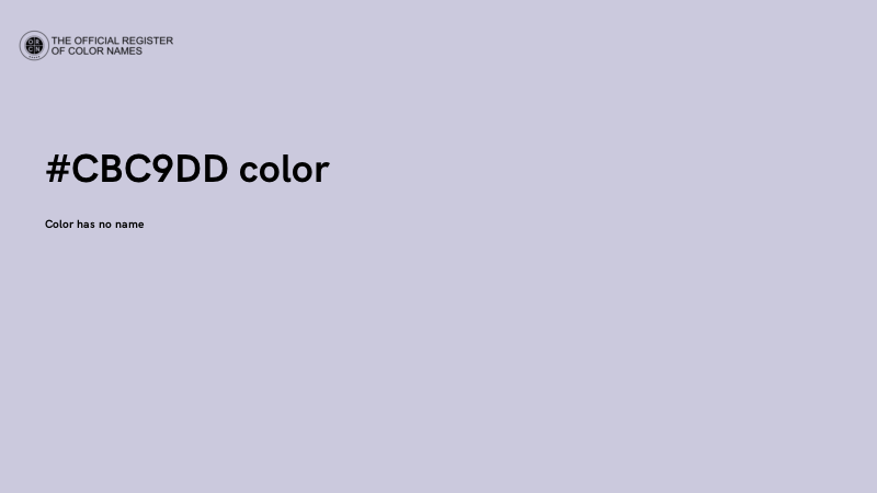 #CBC9DD color image