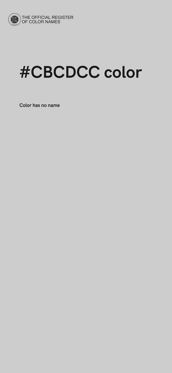 #CBCDCC color image