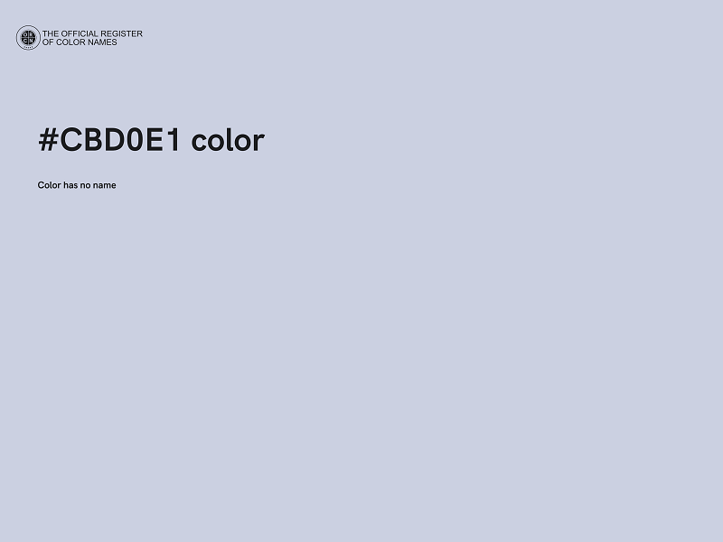 #CBD0E1 color image