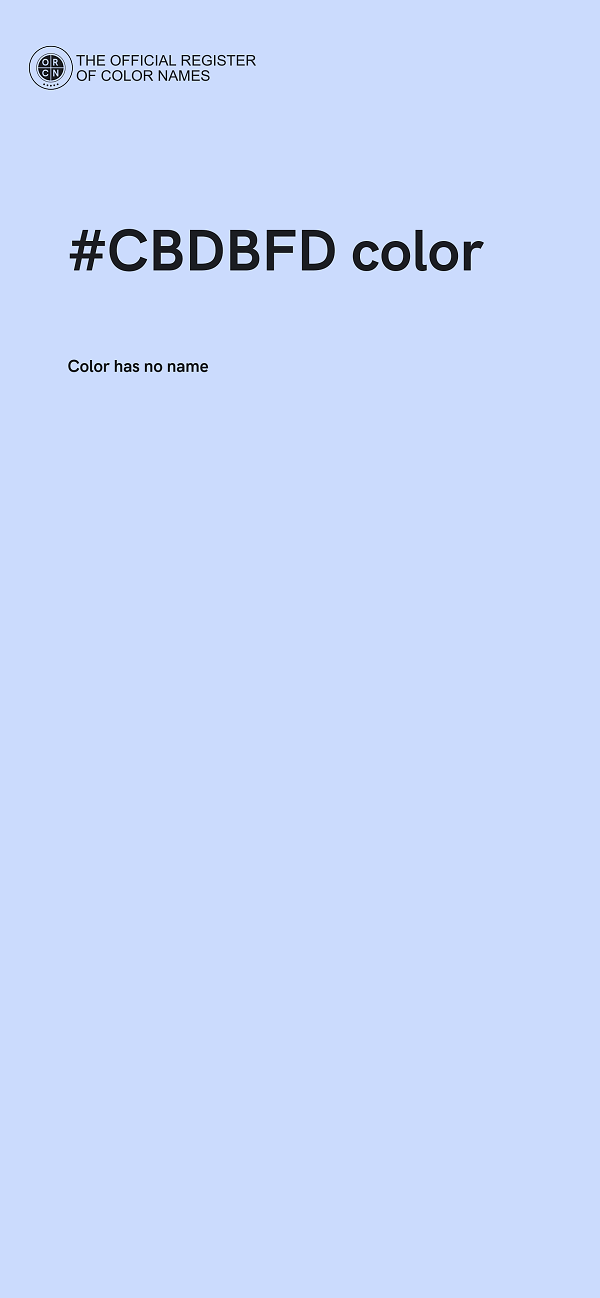 #CBDBFD color image