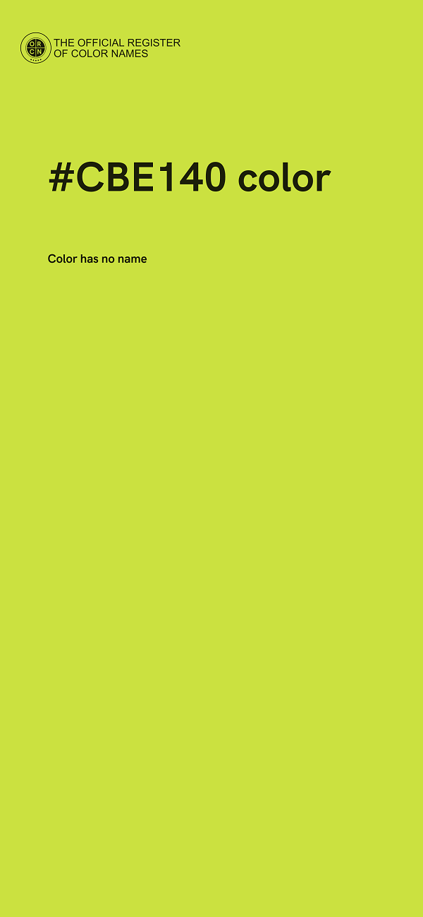 #CBE140 color image