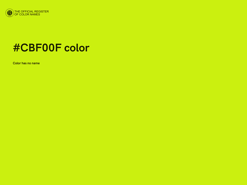 #CBF00F color image