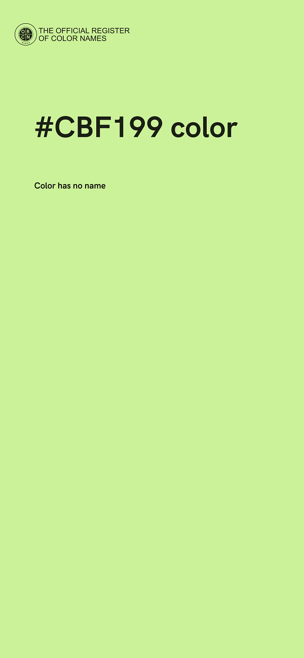 #CBF199 color image