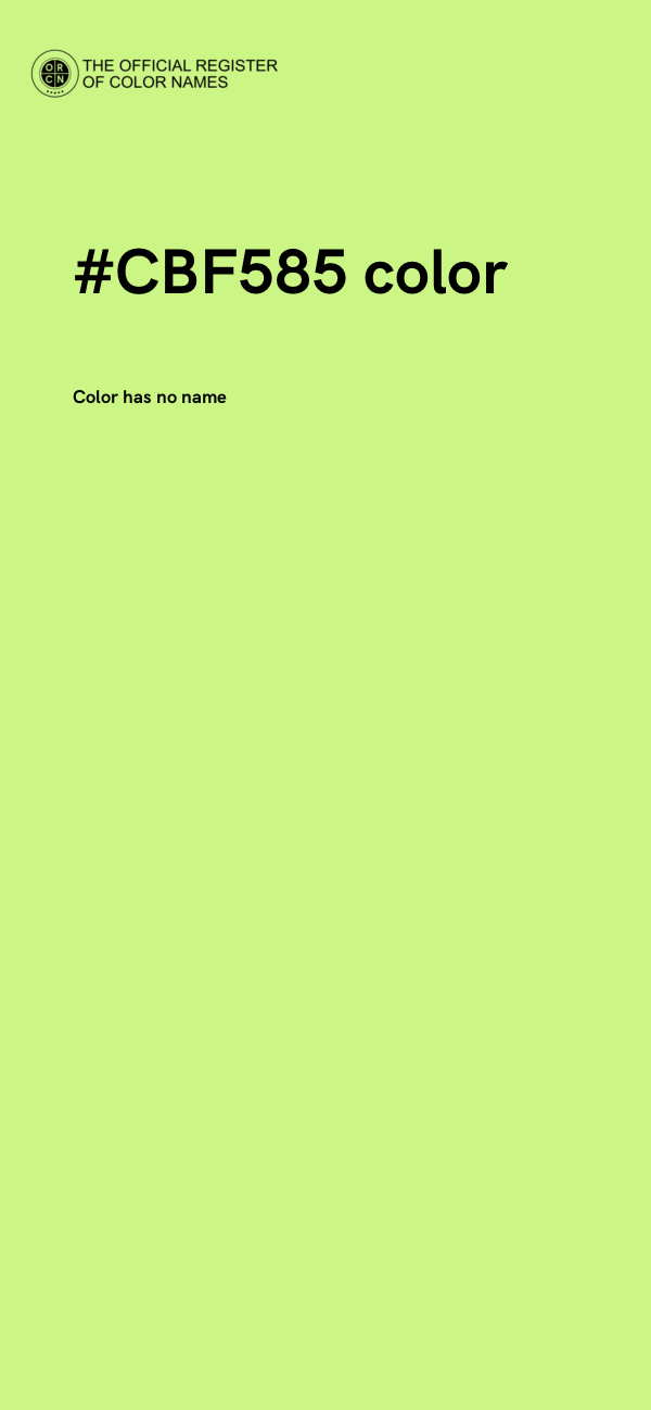 #CBF585 color image