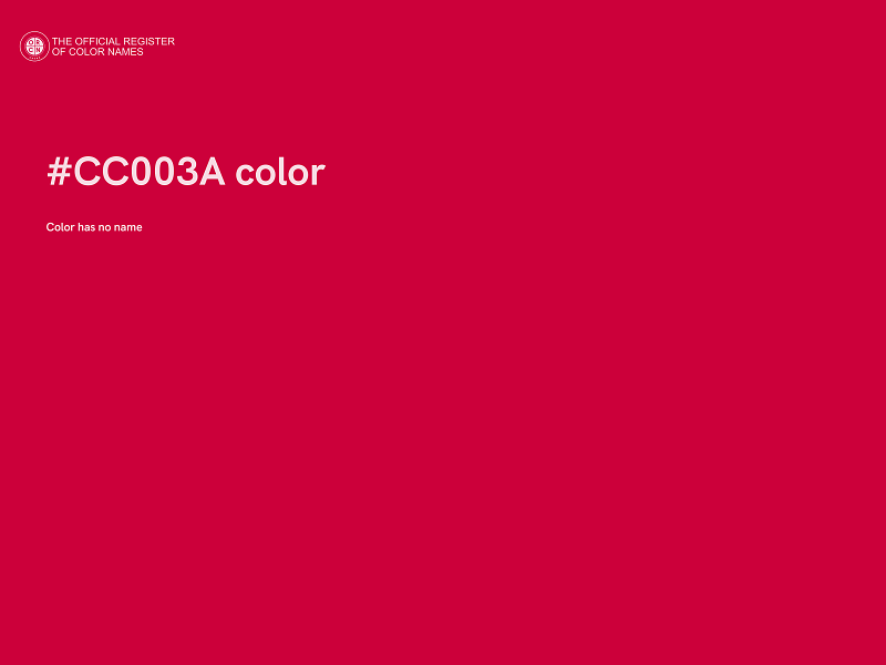 #CC003A color image