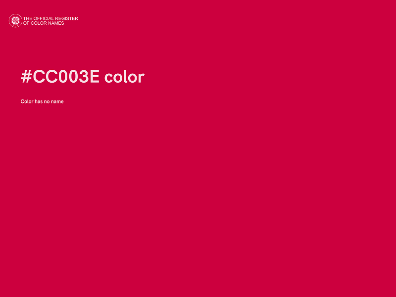 #CC003E color image