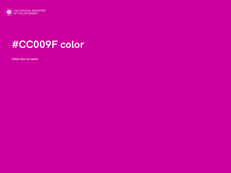 #CC009F color image