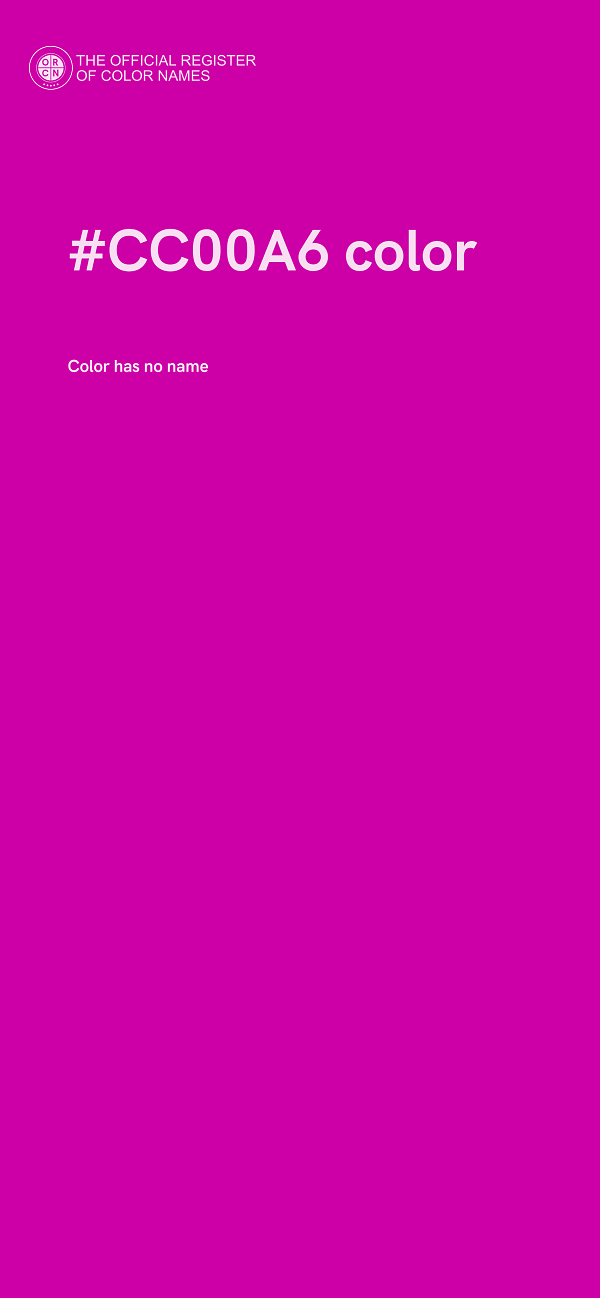 #CC00A6 color image