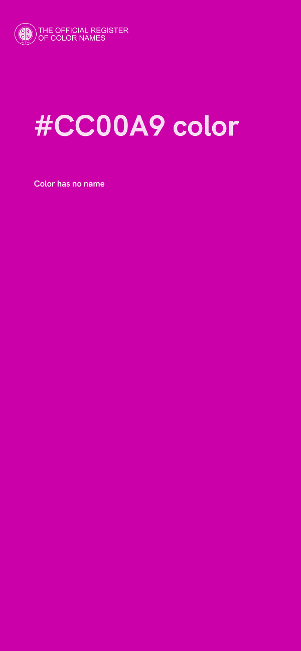 #CC00A9 color image