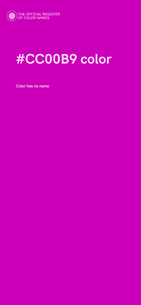 #CC00B9 color image