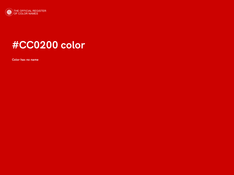 #CC0200 color image