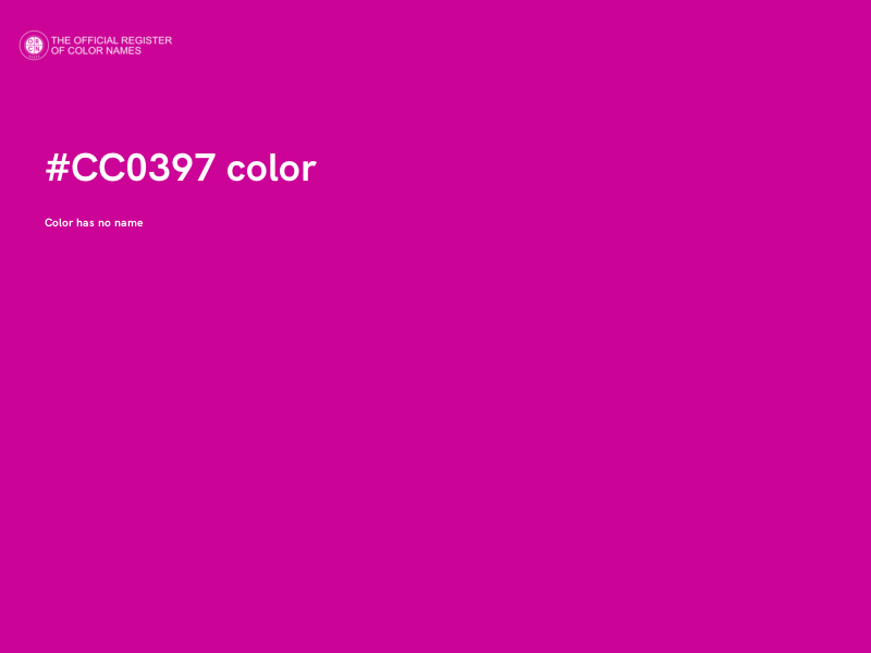 #CC0397 color image