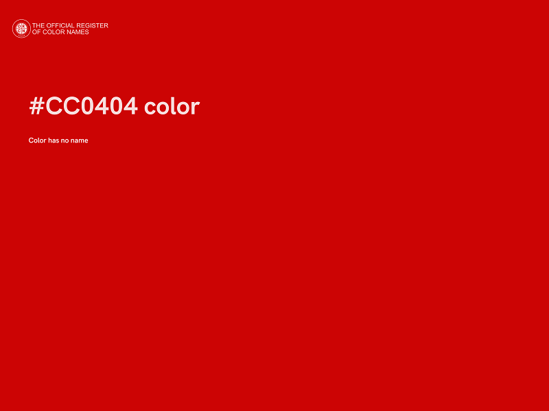 #CC0404 color image