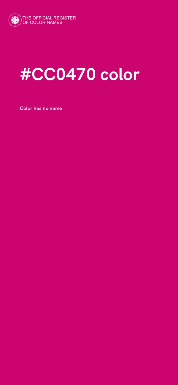 #CC0470 color image