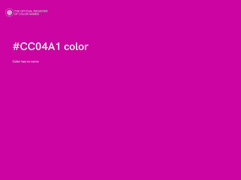 #CC04A1 color image
