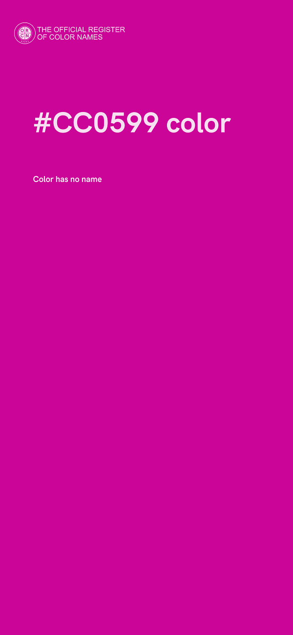 #CC0599 color image