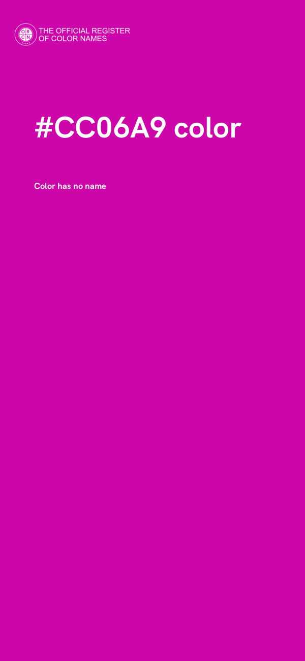#CC06A9 color image