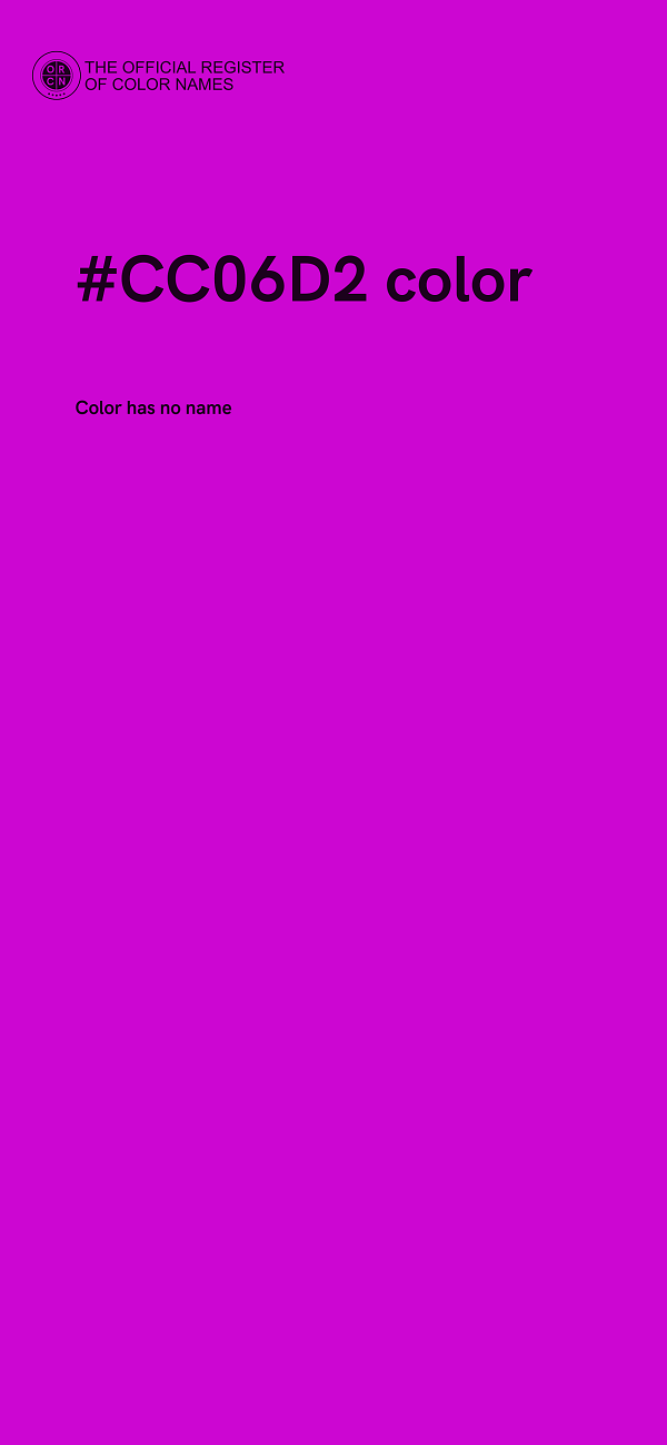 #CC06D2 color image
