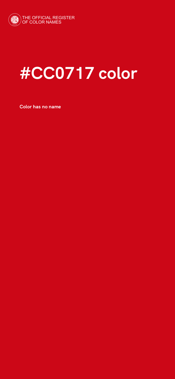#CC0717 color image