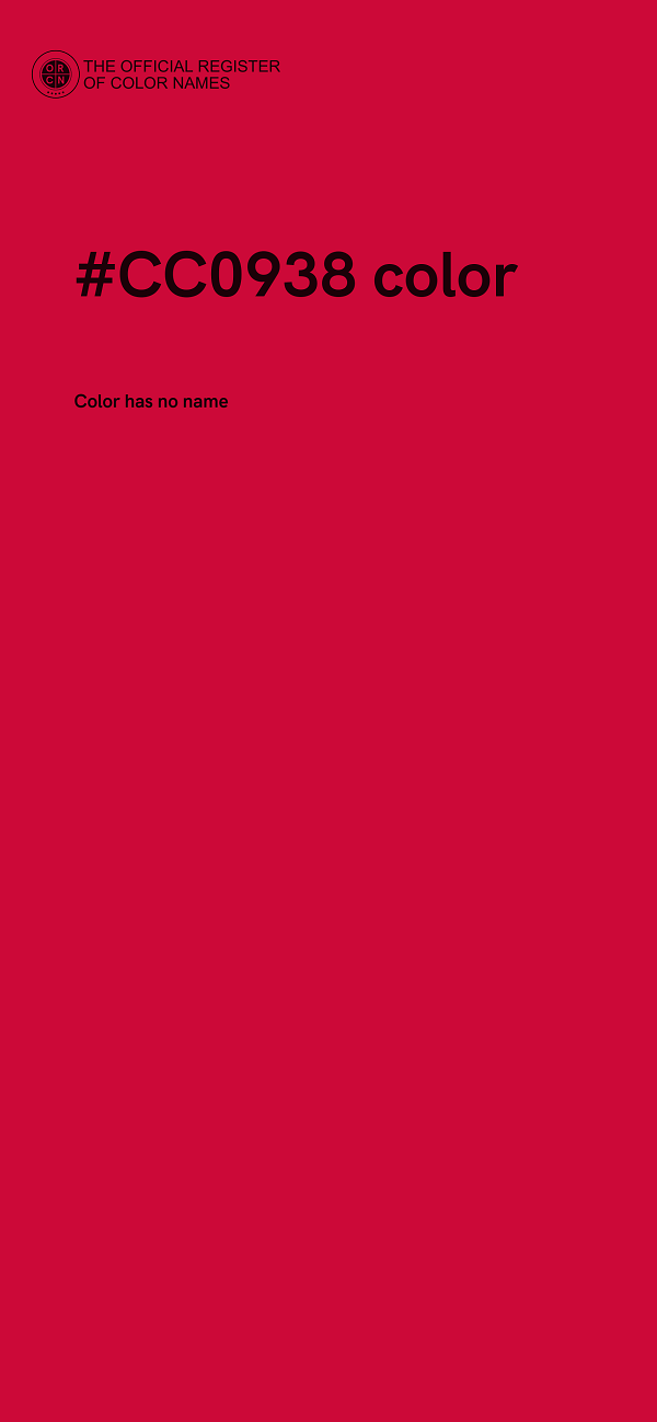 #CC0938 color image